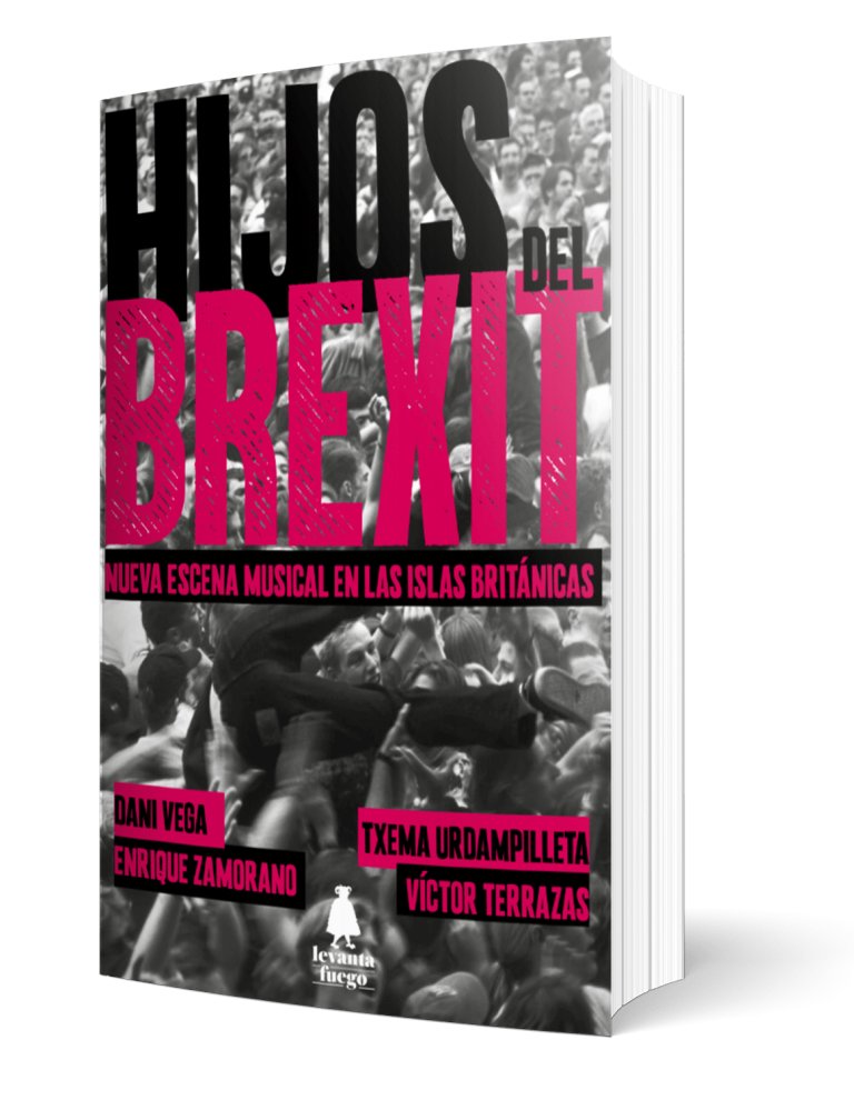 LevantaFuego's tweet photo. 📢Ya podéis encontrar en librerías y en la web nuestro último libro del año, 'Hijos del Brexit'. Un recorrido por la Gran Bretaña post Brexit a través de su música. Bandas, canciones y conciertos en medio de la fractura social y la inestabilidad política de los últimos años. https://t.co/sLkvntxTF0