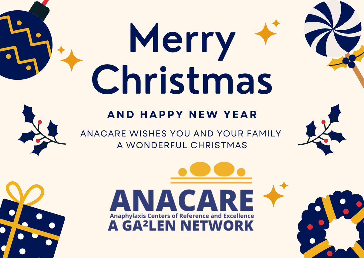 On behalf of the ANACARE Steering &amp; Scientific Committee and ANACARE Team, we wish you and your loved ones a very Merry Christmas and sparkling New Year! 🎀