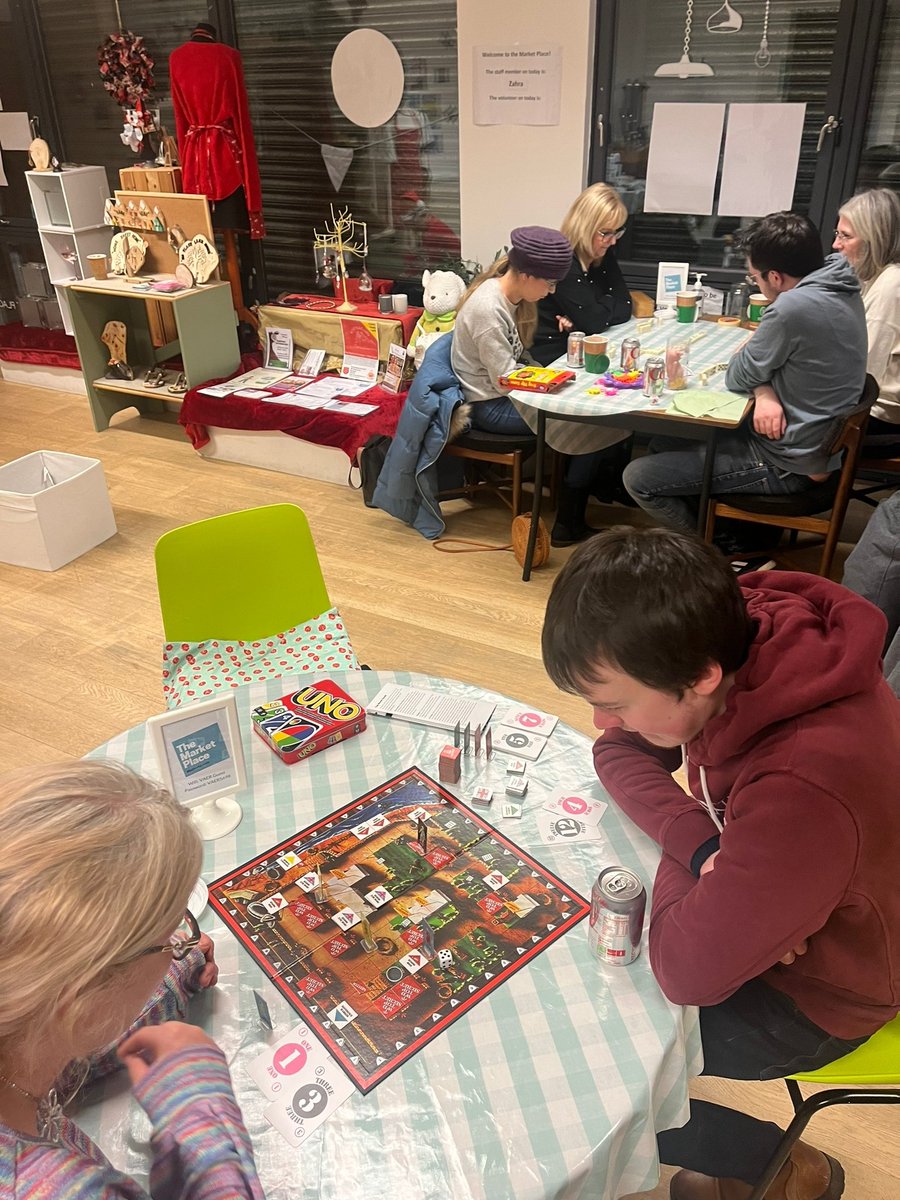 iona_enable's tweet image. What a way to end our LAC social nights 🎲 board games and hot chocolate ☕  thanks to everyone who joins us each month 🙂 and thanks for the space @vaerenf
