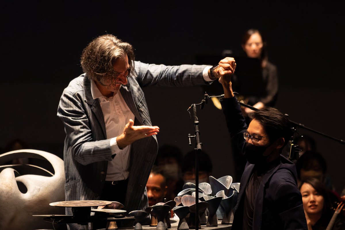 nsokyoto's tweet photo. Thank you so much! /// 
«Consciousness» a String Theory Symphony

The final movement of our epic project ended with a success that none of us dreamed of ! We performed in front of a full house on both days in the gigantic Miyako Messe hall. 
N.S.O=New Sound Orchestra !
#NSOKYOTO https://t.co/VdRh9W5kAu