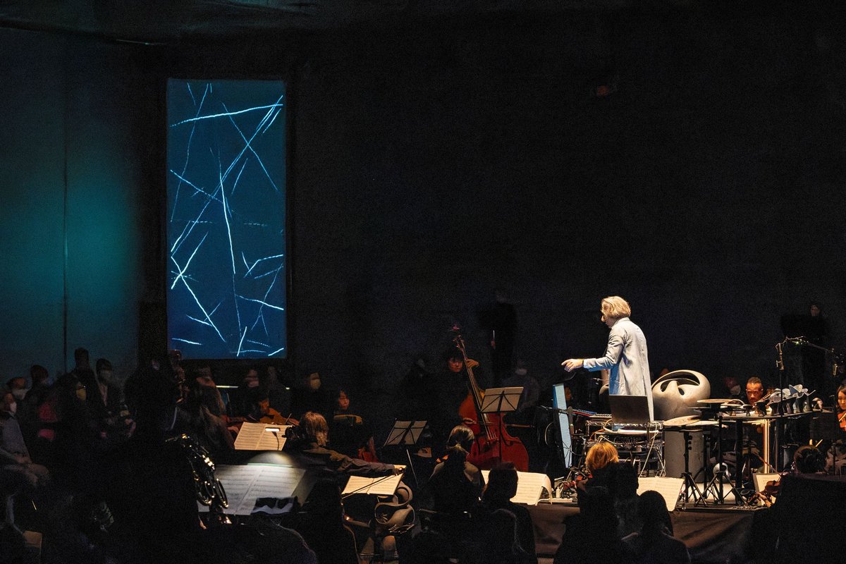 nsokyoto's tweet photo. Thank you so much! /// 
«Consciousness» a String Theory Symphony

The final movement of our epic project ended with a success that none of us dreamed of ! We performed in front of a full house on both days in the gigantic Miyako Messe hall. 
N.S.O=New Sound Orchestra !
#NSOKYOTO https://t.co/VdRh9W5kAu