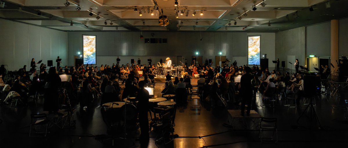 nsokyoto's tweet photo. Thank you so much! /// 
«Consciousness» a String Theory Symphony

The final movement of our epic project ended with a success that none of us dreamed of ! We performed in front of a full house on both days in the gigantic Miyako Messe hall. 
N.S.O=New Sound Orchestra !
#NSOKYOTO https://t.co/VdRh9W5kAu