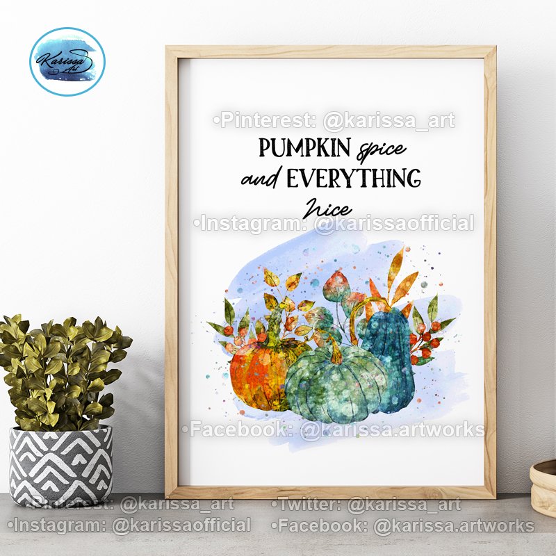 karissa_art's tweet photo. Pumpkin Spice and Everything Nice
☑️ https://t.co/uFGW0H86Hq

#christmas2022 #christmasshopping #greetingseason  #MerryChristmasToAll #printablegift #WallArt #printablewallart #pumpkin #autumnfall #AutumnVibes #fall #Christmasgiftsideas https://t.co/BnBZMzYjvD