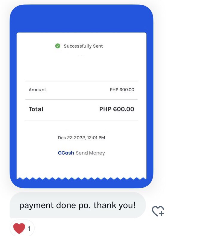 —🌸 vv smooth and successful transaction with @.migzcart 🫶🏻

#EllesPAYO