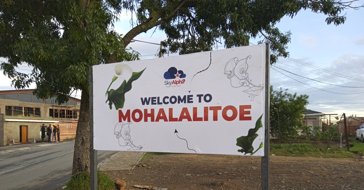 SkyAlpha_HD's tweet photo. We also pride ourselves with community development projects, we are located at 93 Kharetsana Street, Mohalalitoe, Maseru
#onlineradiostation
#podcasts
#contentcreator
#community
#Highdefinition https://t.co/0r5ITversP