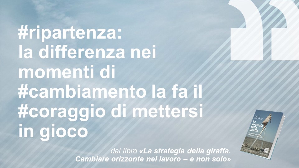 Per non dire "Avrei dovuto avere il coraggio di farlo molto prima" auguri di brave to change: ovvero #energia e #determinazione per affrontare il #cambiamento per trovare o ritrovare #lavoro. #lastrategiadellagiraffa #ripartenza #mindset #employability #coraggio <a href="/edamianieditore/">EnricoDamianiEditore</a>