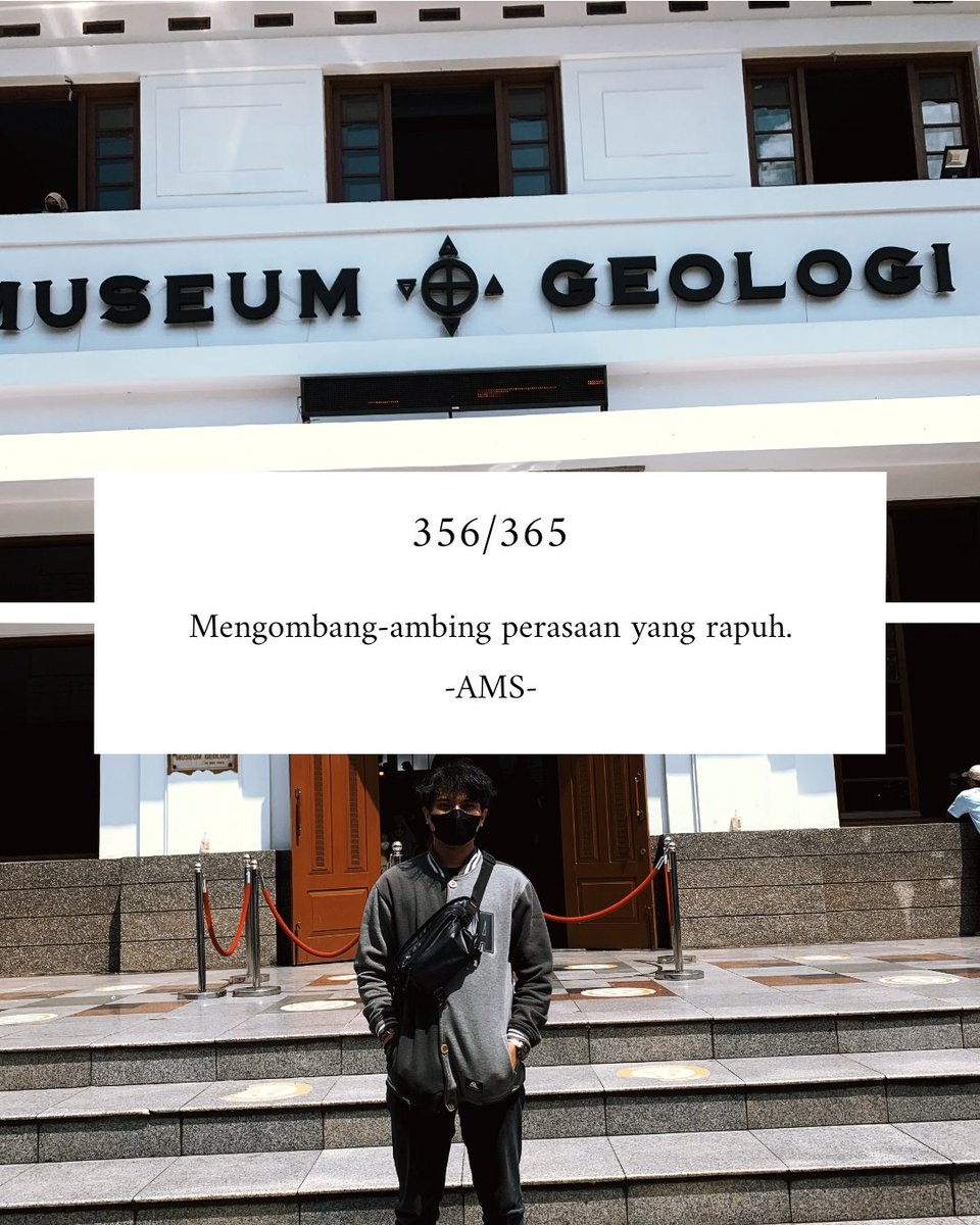agas_ms's tweet photo. 356/365
.
#tweetme #sajak #365days #juang #lara #juara #2022goals #viral #lfl #lff #fff #fyp #fypシ #sajakrindu #sajakindonesia #puisi #puisirindu #puisiindonesia #penulis #penulisindonesia #visualpoem #bandung #bandunghits #geomuzee #museumgeologi #museumgeologibandung https://t.co/WygRxonYPh
