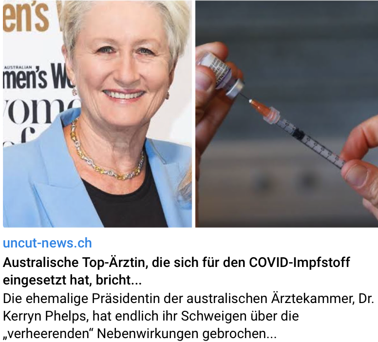 twittonreg's tweet photo. Australische Top-Ärztin, die sich für den COVID-Impfstoff eingesetzt hat, bricht endlich ihr Schweigen – sagt, dass Ärzte zensiert werden – enthüllt, dass sie und ihre Frau beide an schweren Impfschäden leiden
#Tipp #Mustread #Topthema #Aktuell https://t.co/m5a4Jg0OO3