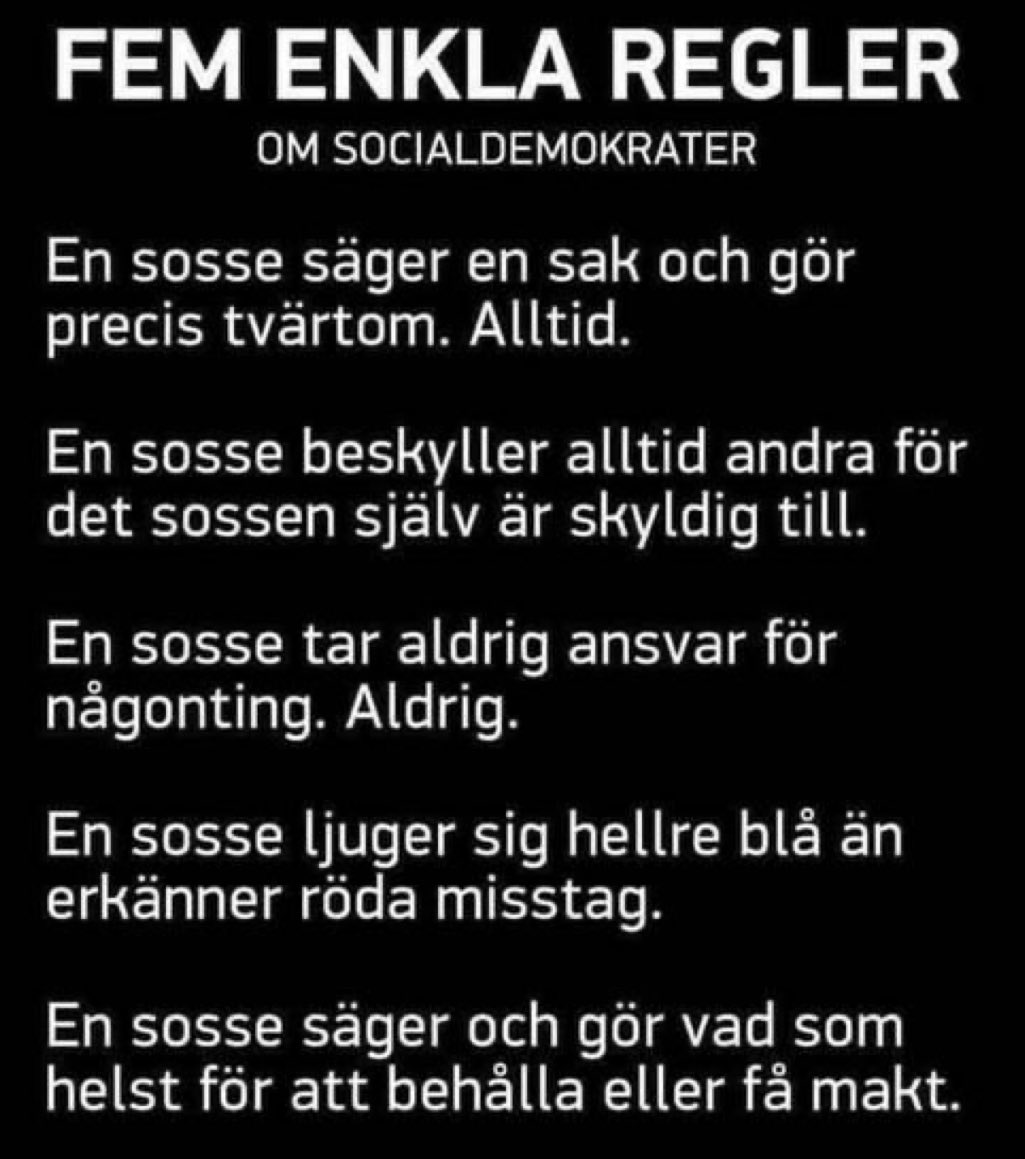 DonMart67439221's tweet photo. @TonySjoberg1 Socialdemokratin tycks vara nån sorts skyddad verkstad för intellektuellt och moraliskt handikappade...visar med all tydlighet att vi måste rusta upp mentalvården snarast.😷  #socialdemokraterna #svpol @socialdemokrat #strandhall #strandhäll #morganjohansson  #MagdalenaAndersson https://t.co/CeeibVtizv