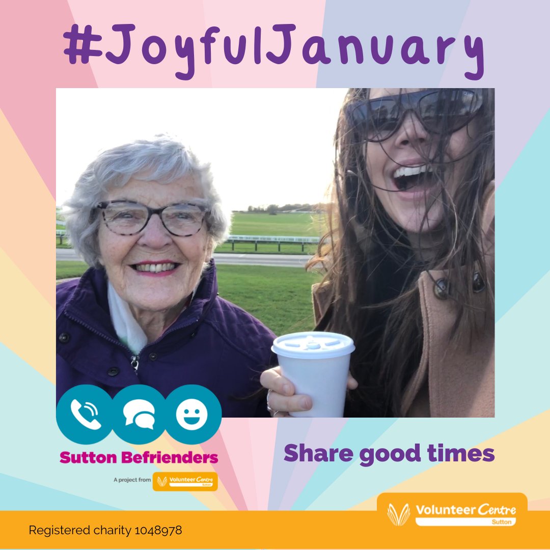 VCSutton1's tweet photo. Relationships are key to good mental health, befriending someone who is isolated is a win-win as it lifts your spirits too. #SuttonBefrienders
Find out more https://t.co/OAkdLCijym
#VolunteerInSutton https://t.co/AQNk78L4bh