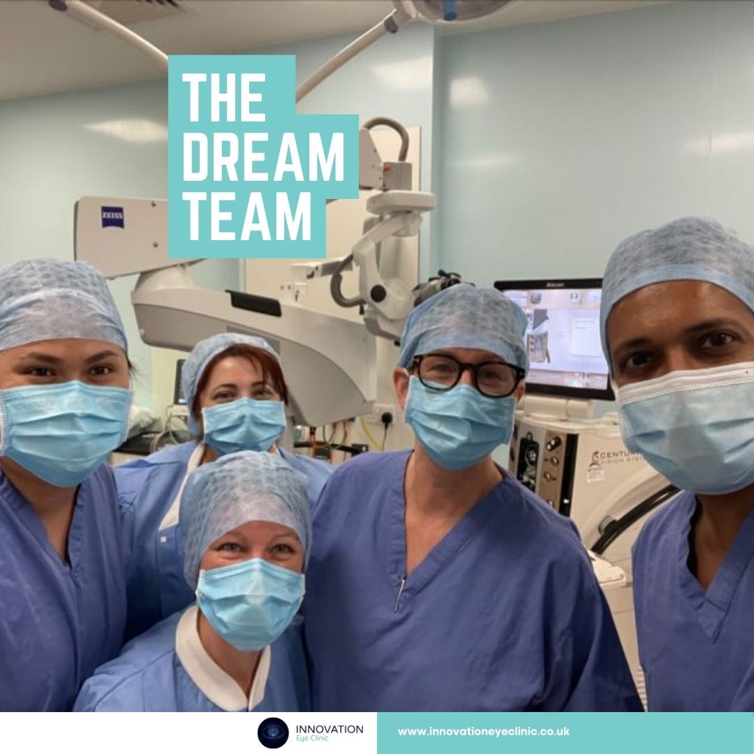 THE DREAM TEAM

It was a pleasure to work with the team today to make many patients’ Christmas a brighter and happier one.

Find out more about our work:
innovationeyeclinic.co.uk 

#eyehealth
#eyesurgery
#cataract
#cataractsurgery
#thegiftofsight