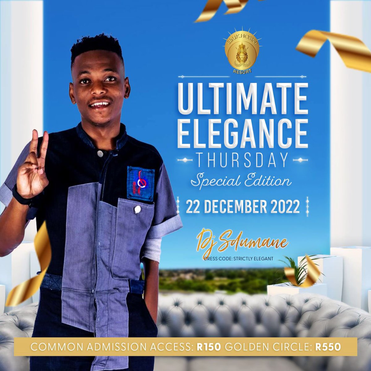 Professory15's tweet photo. Ultimate Elegance Thursday Tonight @ebukhosinresort https://t.co/MzoWv8cREa