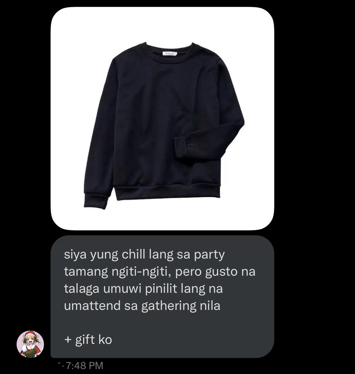 plumeist's tweet photo. @qrdoxicl @mstngzuku @qoolaids magandang gabi, cho! https://t.co/TVAJKq6sHN