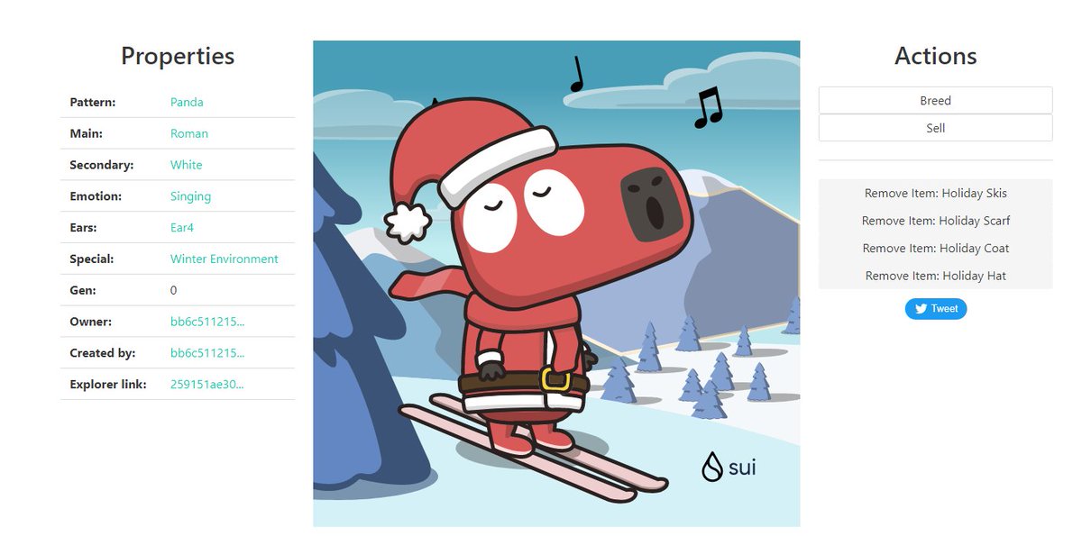 doghg6's tweet photo. 🎁 I just unboxed my Sui Holiday Capy! ❄️ 
Create your own Capy here:  https://t.co/zMRg9uF9zC #CapyHolidays https://t.co/9cZCaqfRij