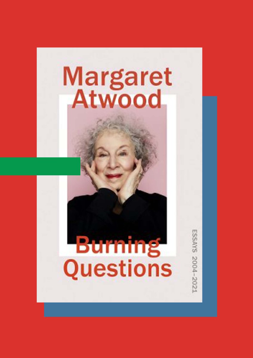 DAY 11 #GoodCreatorRecommends:
BURNING QUESTIONS by <a href="/MargaretAtwood/">Margaret E Atwood</a>. A collection of essays from on everything from debt to tech, the climate crisis to freedom; from when to dispense advice to the young, to how to define granola.
🛒 uk.bookshop.org/a/5543/9781784…
#whattoread