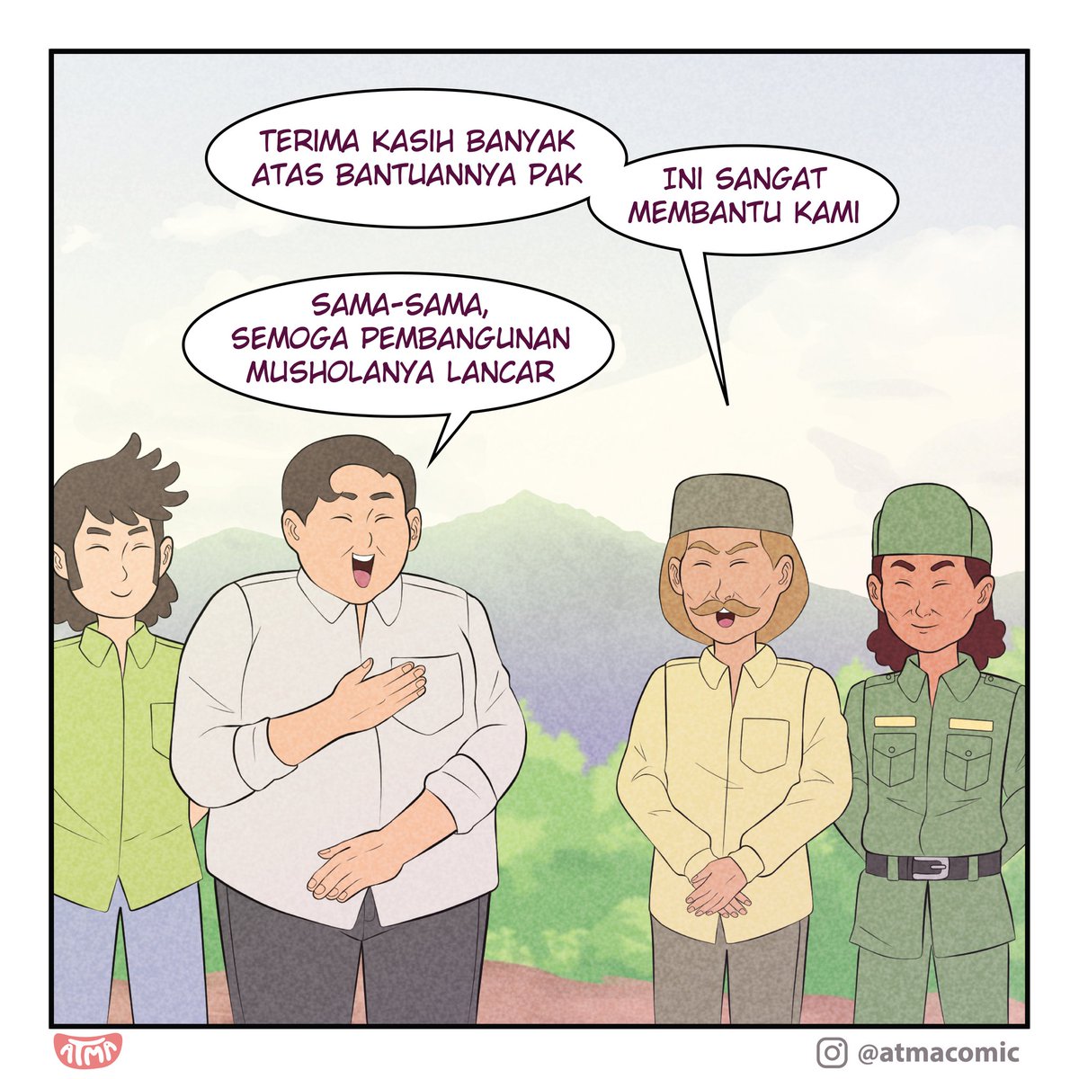 atmacomic's tweet photo. Cairkan Pak RT ! - Part 1
#komikindonesia #komikindo #komikinajah #komikin #komiklucu #komiklokal #komikstrip #idntoon #comics #manga #anime #animedrawing #drawing #sketch #menggambar #gambar #ilustrasi #illustration #artwork #indonesia #atmacomic #wibu #nolep #wibunolep https://t.co/puR94Sd9w1