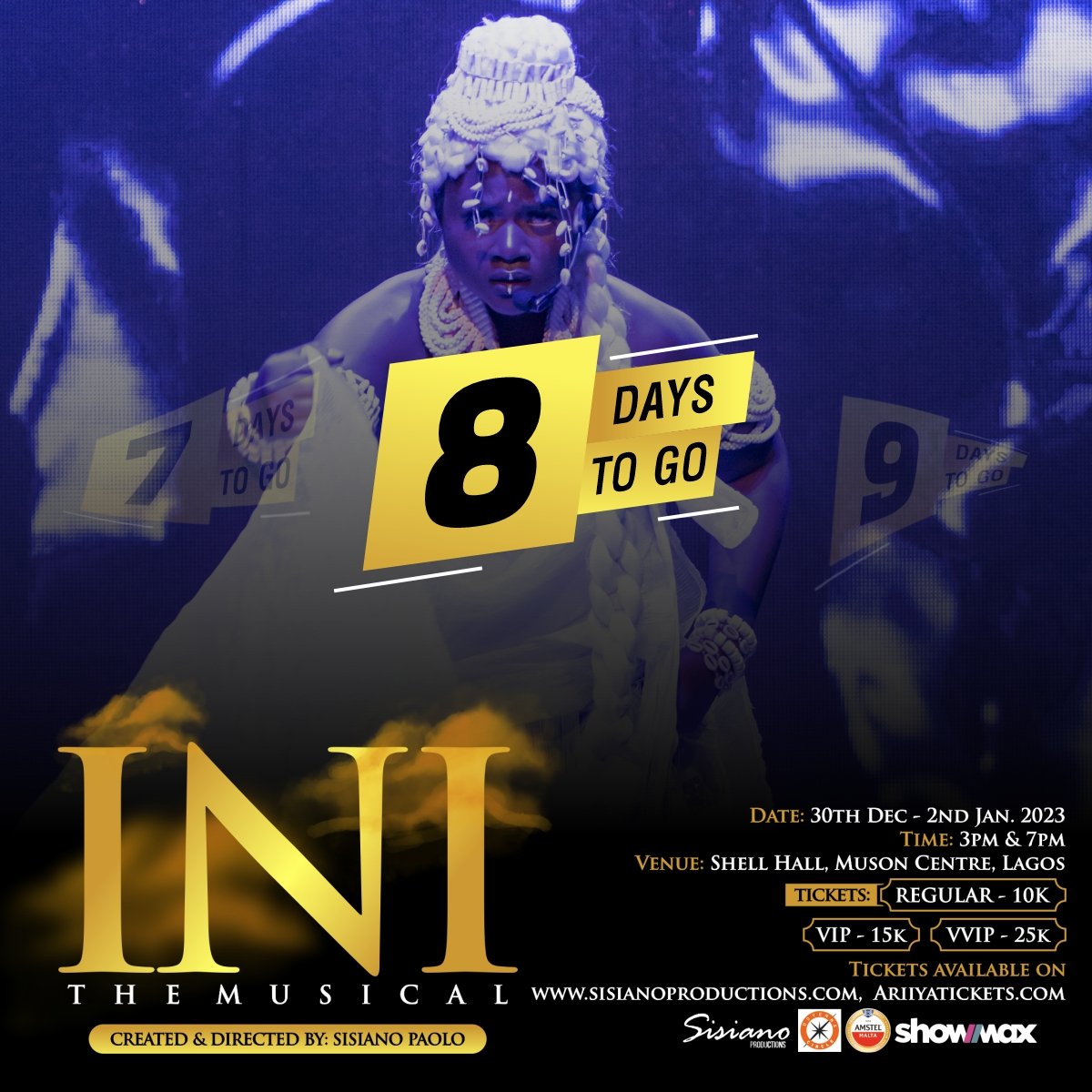 SisianoArts's tweet photo. 8 days to go! 

✨ INI THE MUSICAL ✨

#inithemusical #sisianoproductions
#stageproductions #stageproductionsinlagos #musical #musicaldrama #dramalovers #captivatingpiece #artistslife #theatrearts #artislife #funexperience #familydrama #directorsinlagos #بندر_القرهدي https://t.co/yfx9ZUREpN
