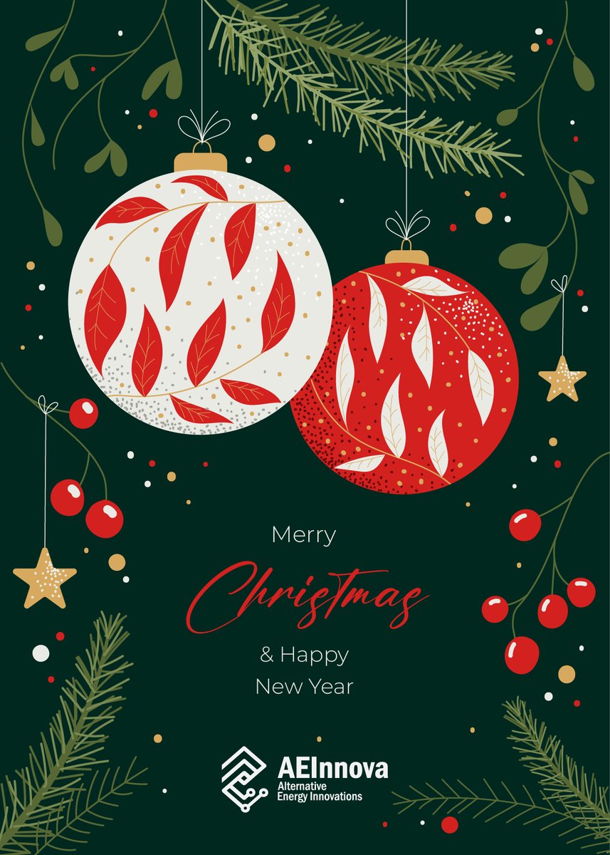 From <a href="/AEInnova/">AEInnova</a> we wish you a Merry Christmas &amp; Happy New Year full of joy, happiness, health, and success!!