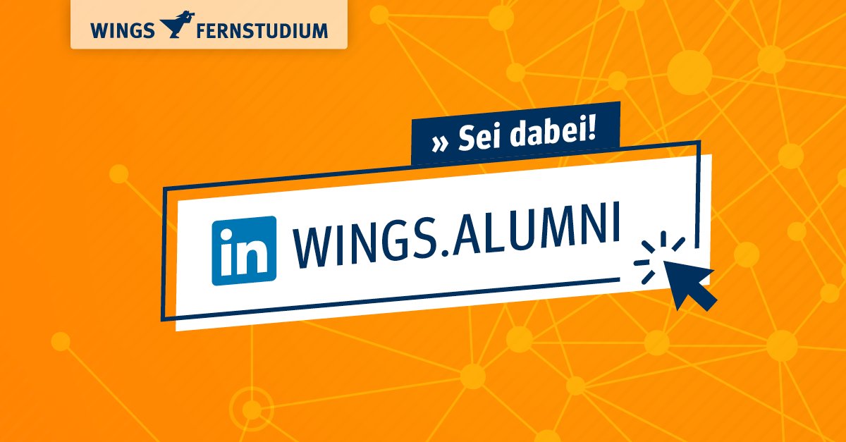 Das hier geht raus an alle WINGS-Alumni. 👀  Ihr wollt euch untereinander und mit uns vernetzen? Dann springt rüber zu LinkedIn und herein in unsere neue Alumni-Gruppe linkedin.com/groups/1272430….