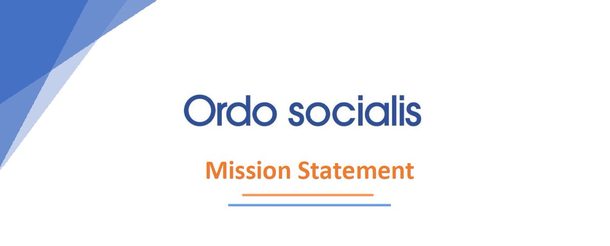 Wofür steht Ordo socialis, welche Werte vertritt und welche Ziele verfolgt die sozialethische Vereinigung? Antworten auf diese Fragen lassen sich in dem im November frisch verabschiedeten Mission Statement von Ordo socialis finden. 💪
Download unter: ordosocialis.de/ueber-uns/