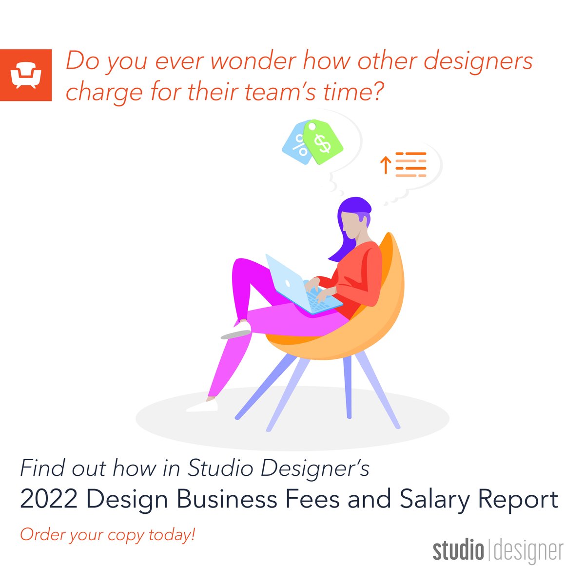 _StudioDesigner's tweet image. Studio Designer&apos;s 2022 Design Business Fees and Salary Report is a comprehensive, 42-page resource geared to improve interior design firm practices. Discover data and insights on profitability, pricing strategies, and more! Order the report here bit.ly/dbb-report