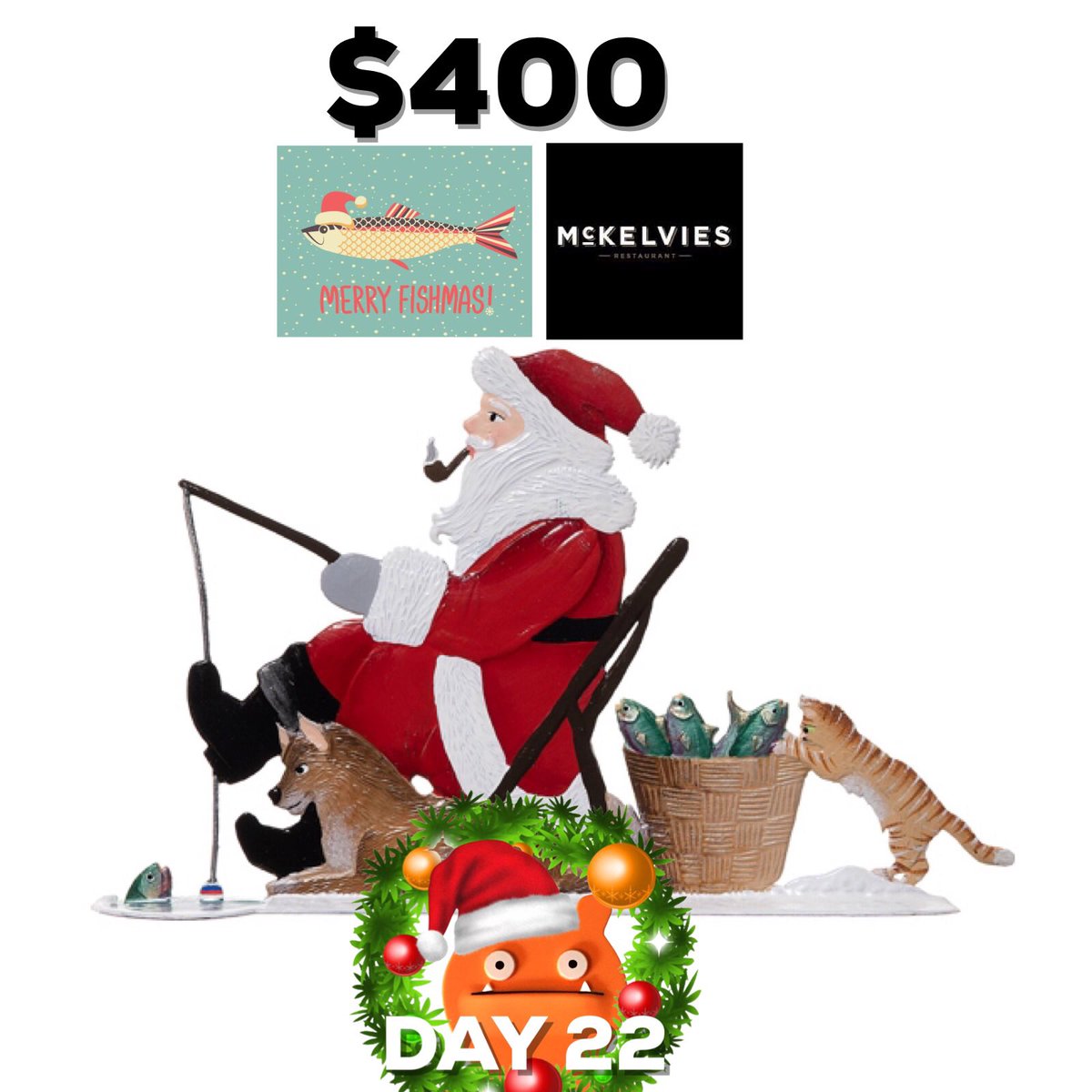 evilpez4's tweet photo. DAY 22! 🐟🍤🦞🦀
$400 MERRY FISH-MAS! from @mckelviesfish
Over $9K in prizes from fantastic local businesses in support of @feednovascotia
Details at https://t.co/HVzW64Khbw
LESS THAN 48 HOURS REMAINING
Cut off Dec 23rd at 11:59pm 🎅🏻 https://t.co/VYHuIfRivf