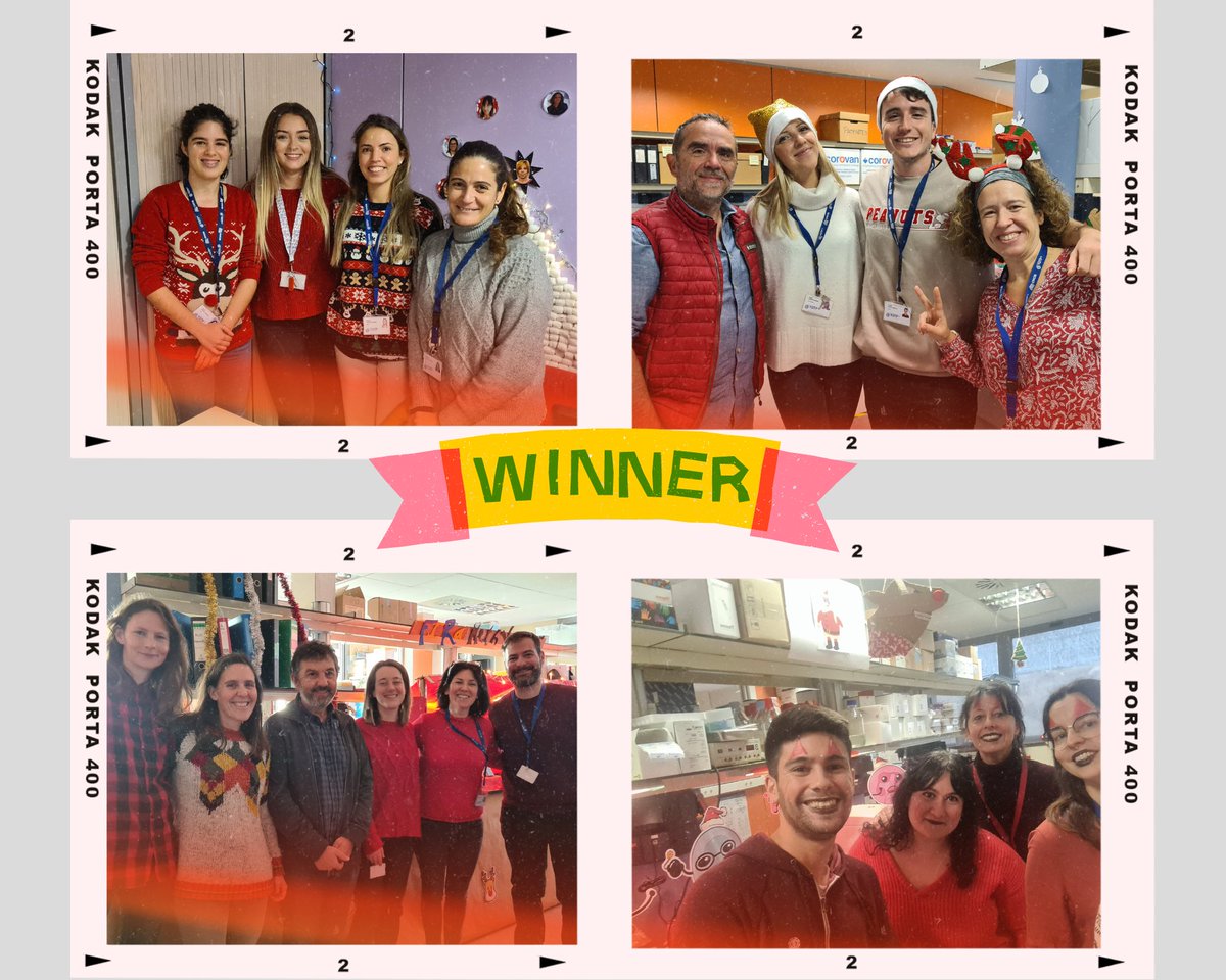 GTRecerca's tweet photo. 🔝 Our scientists used their talent not only for research but to decorate the laboratories #IGTPteam #christmas2022

🏆 Last week we awarded the winners of the 4️⃣ categories

The 17 groups showed so much creativity and teamwork in the #IGTP Christmas Decorations Competition! 👏🏽😍 https://t.co/j9qDKD8AWk