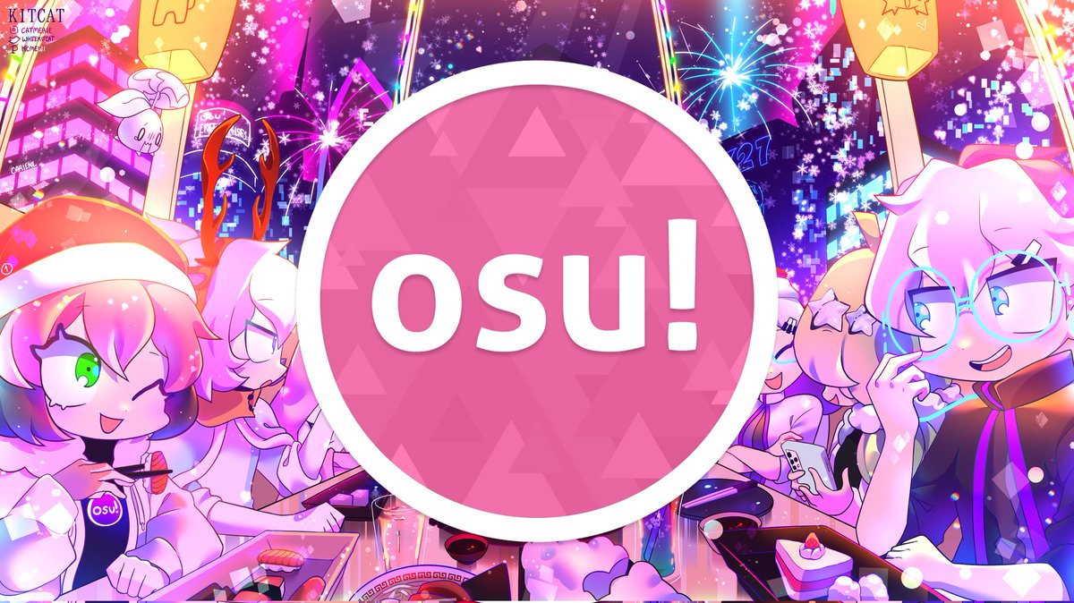 Whitekitcat's tweet photo. Yay New beginnings art contest on osu!
Hope y'all like diz, bg do be chaotic with the sparkls🌌
#osuart #osufanart #rhythmgameart #osumania #osucatch #osutaiko #osustandard #osu #osugame #osurhythmgame #newyearart #osuartcontest #artcontest #digitalillustration #cuteart https://t.co/gaagGFHRyb