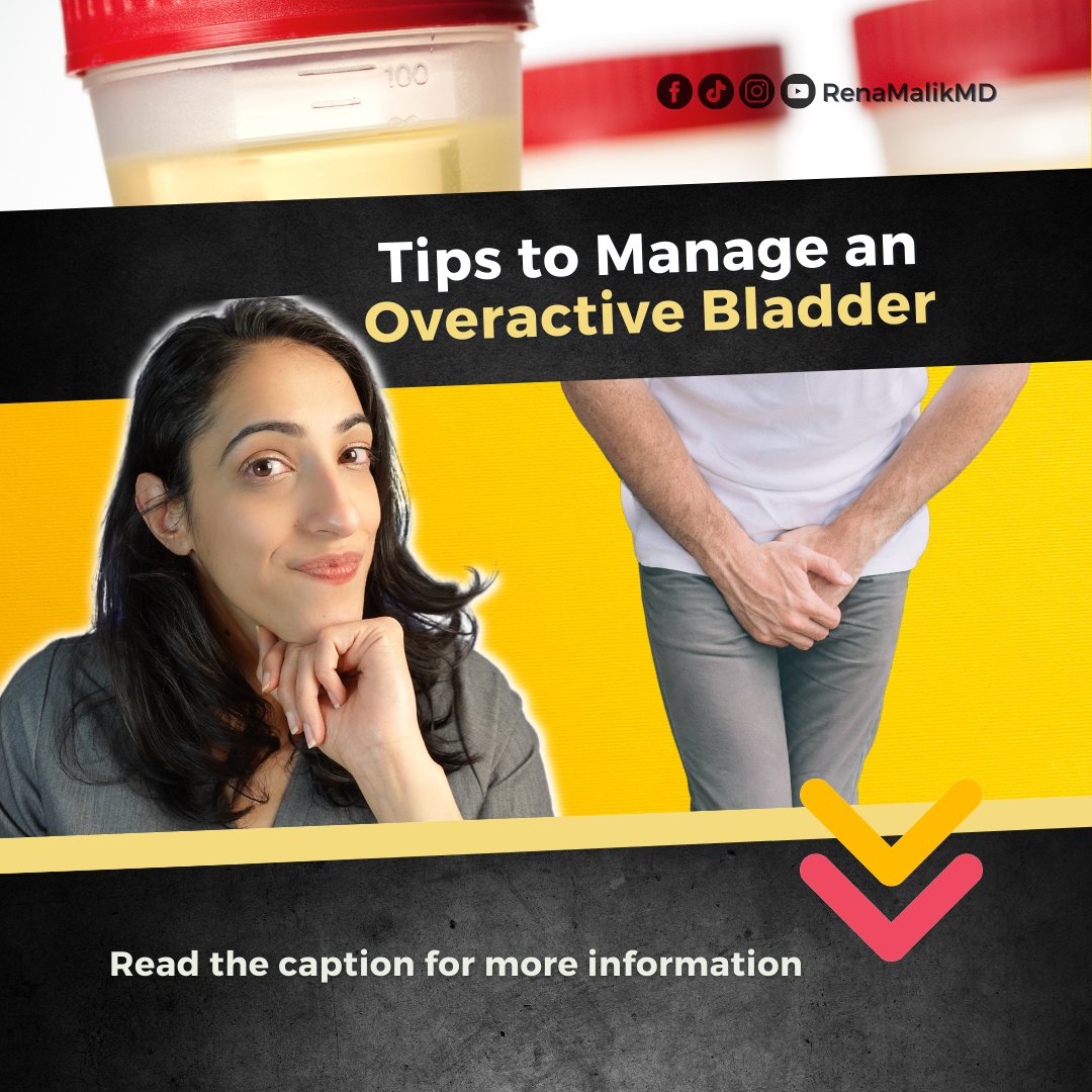 Rena Malik, MD Urologist on Twitter "Here are Tips to Manage an