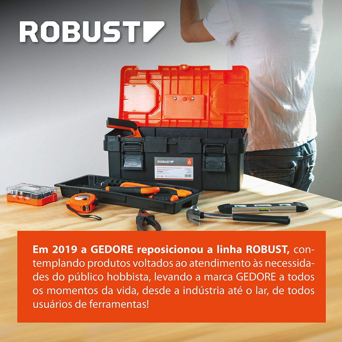 GedoreBr's tweet photo. LINHA Robust: Em 2019 nasce uma nova ROBUST, contemplando produtos voltados às necessidades do público hobbista, levando a marca GEDORE a todos os momentos da vida, desde a indústria até o lar, de todos usuários de ferramentas!

SITE OFICIAL: https://t.co/5jCClrmeMK https://t.co/Q0JuQpBKPQ