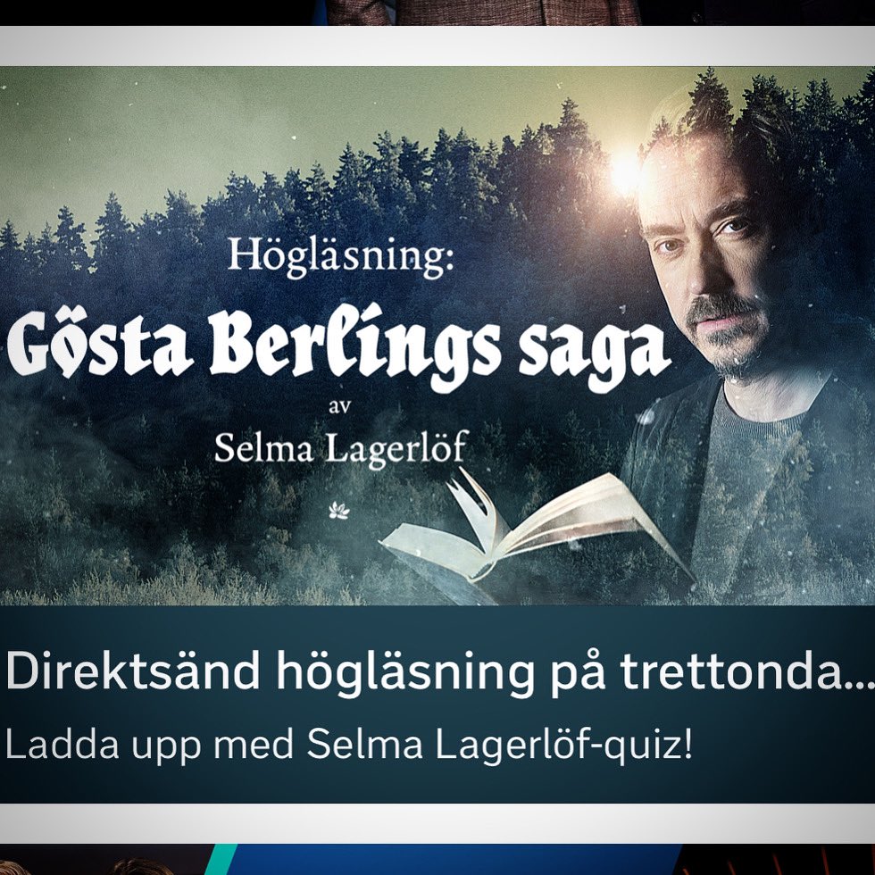 På trettondagen den 6/1 går en maratonläsning av Gösta Berlings saga av stapeln! Redan nu kan du gå in och Selma-quizza i Duo-appen!