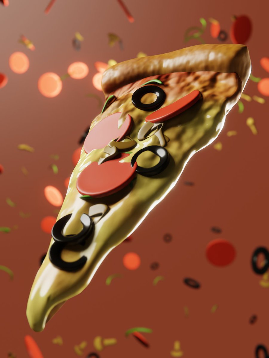 udefusr's tweet image. #blender 
A Pizza Slice
(an exercise after doing the donut)