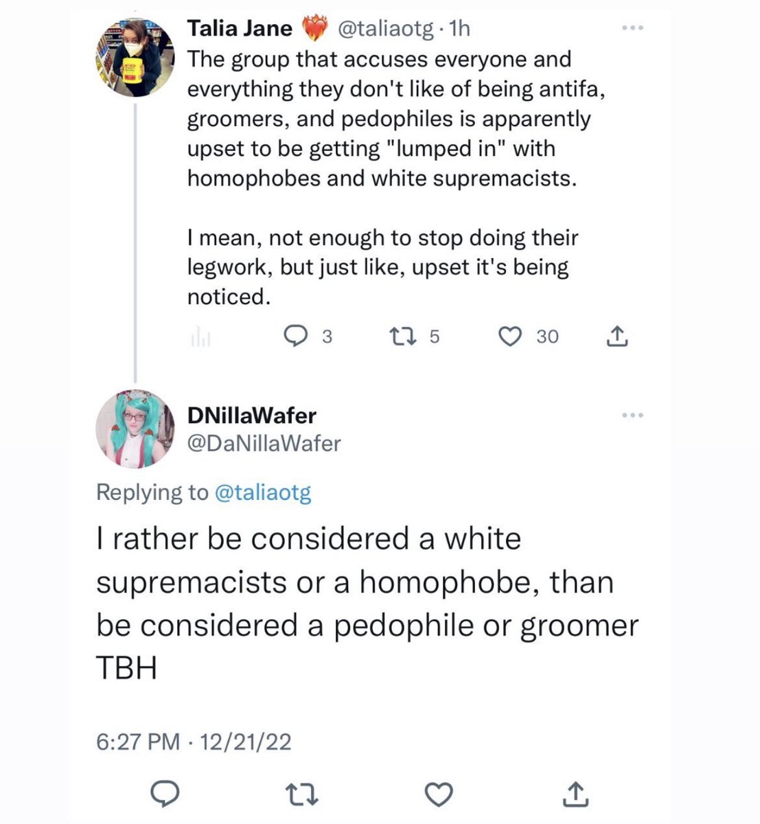 The alt-right gets more and more honest about who they are everyday.
Follow <a href="/taliaotg/">Talia Jane ❤️‍🔥</a>