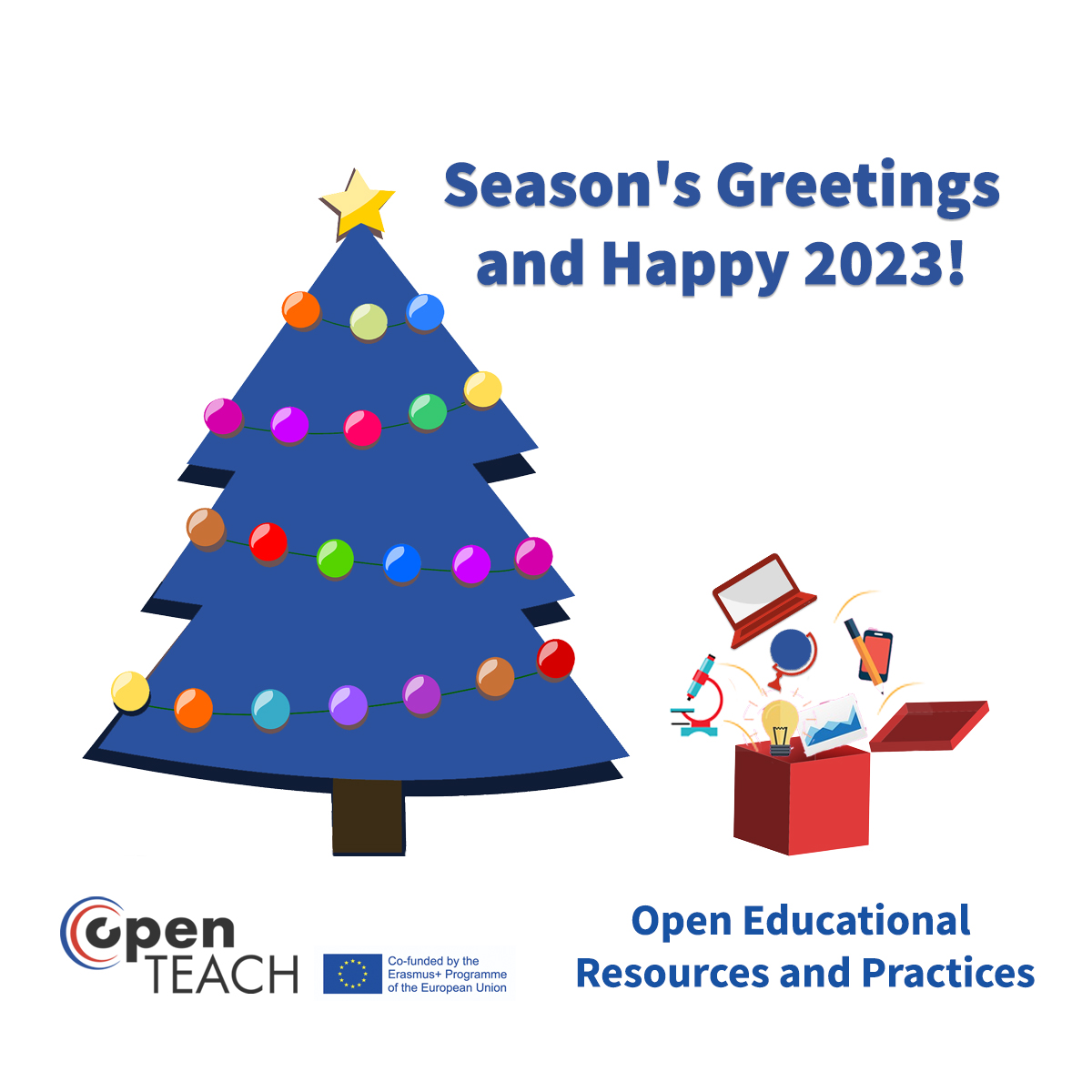 OpenTeachEU's tweet image. 🎄The Open Teach team wishes you happy Holidays and wonderful New Year!
#OpenTeachProject #OER #OEP #SeasonsGreetings