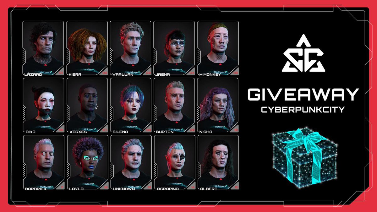 🎁 #NFT #GIVEAWAY 🎁

To celebrate @CyberpunkCity_ MINT we're giving away🔥:

🥇1 $EGLD
🥈1 $EGLD
🥉0.5 $EGLD
🏅0.5 $EGLD

✅To enter:

1️⃣ Follow @CyberpunkCity_ &amp; <a href="/jackmelar36/">Jack Melar</a> &amp; me
2️⃣ RT &amp; tag 3 frens

🚨MINT take place TODAY at 19:00 UTC🔥

👉🏻 discord.gg/cyberpunkcity

72h⏳
