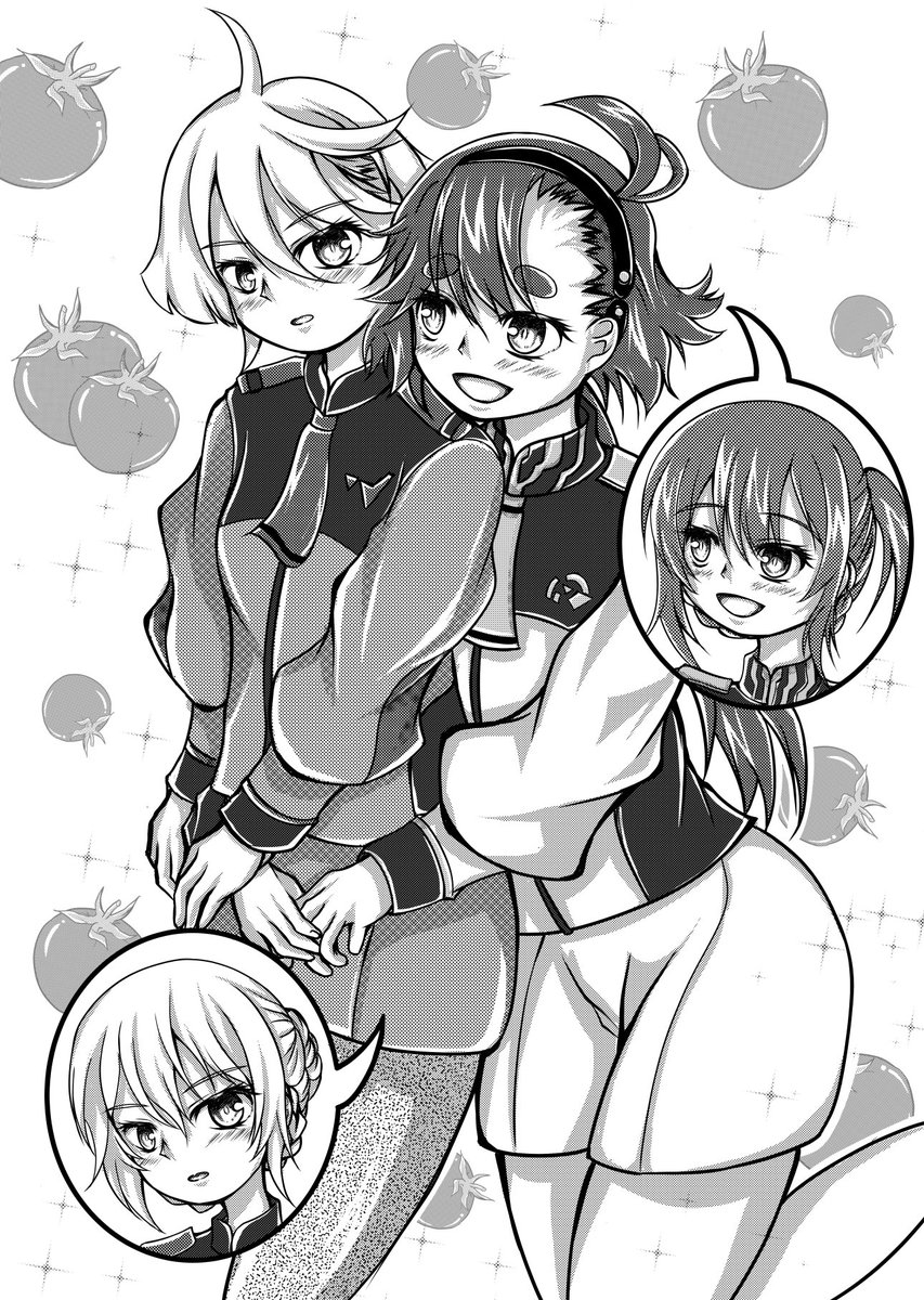 コスプレパートの1枚絵
本当はカラーで描く予定だったんだ…(遠い目) 