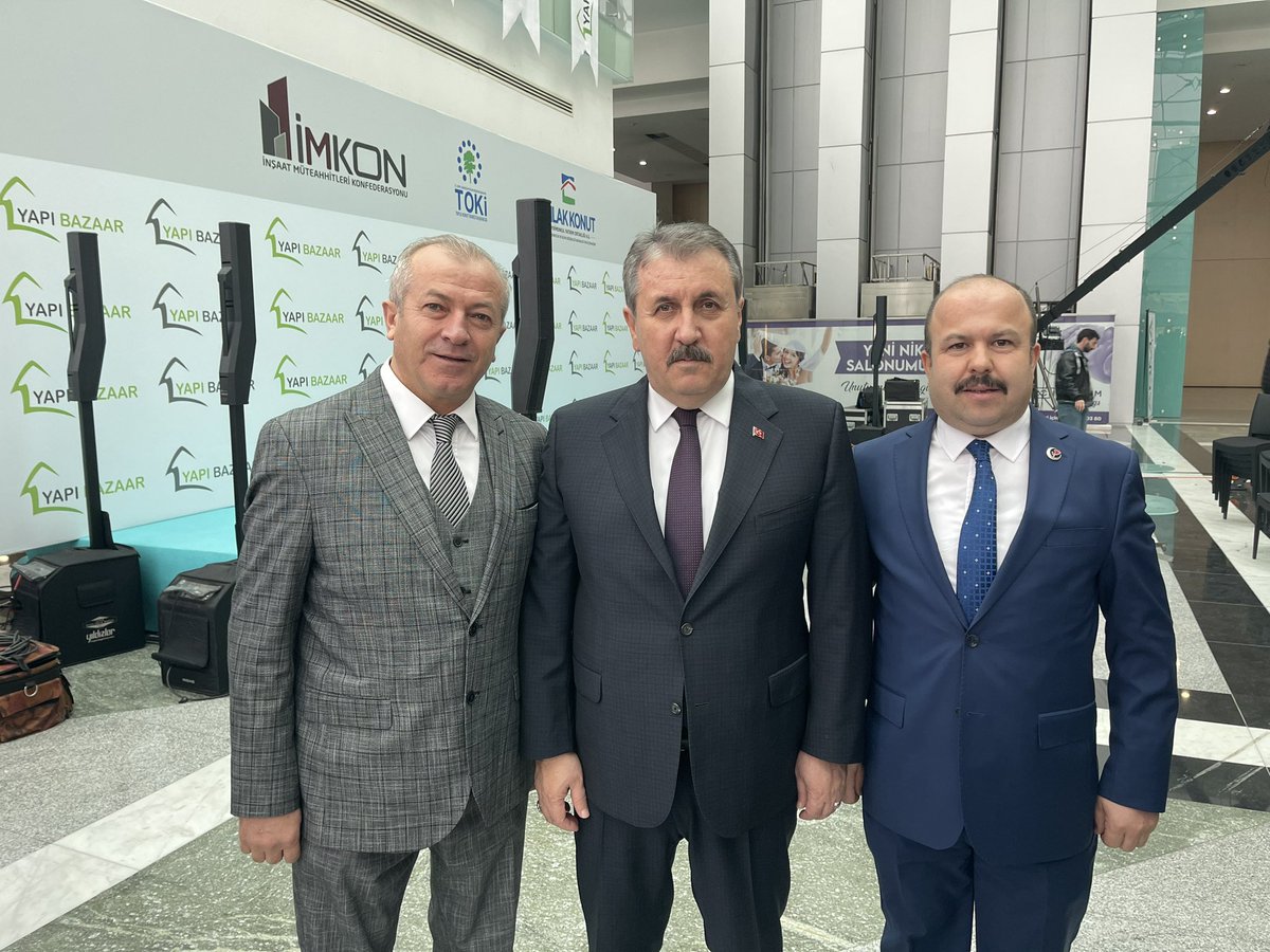 hayrettinball's tweet photo. İMKON öncülüğünde düzenlenen #marka #konut #yapı #projeleri
ve #inavasyon #zirvesi açılışına Büyük Birlik Partisi Gnl Bşk Sn @Mustafa_Destici ve #BBP yöneticileri ile katılım sağladık #HerşeyTürkiyeİçin 🇹🇷
#Ato https://t.co/BTnTDsgJax