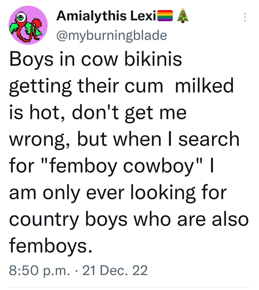 This is the kind of shit I now get in my timeline. Final straw.