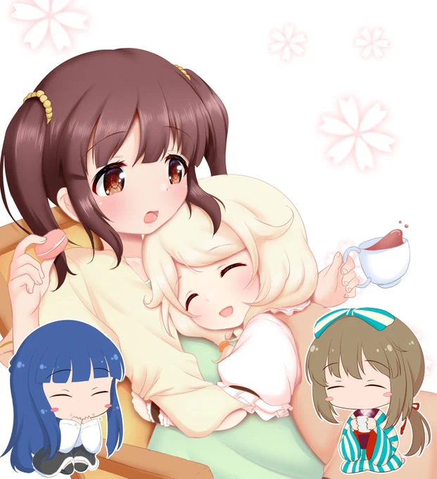 Sonoritiaのおやつタイム
#緒方智絵里 #遊佐こずえ #佐城雪美 #依田芳乃 