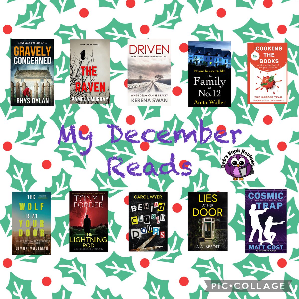 My December round up, not so many this month as life got in the way 🤷🏼‍♀️
Links to all reviews in my feed or FB Deb’s Book Reviews 😊

#PamelaMurray #bookreviews #BookTwitter #DecemberRoundUp