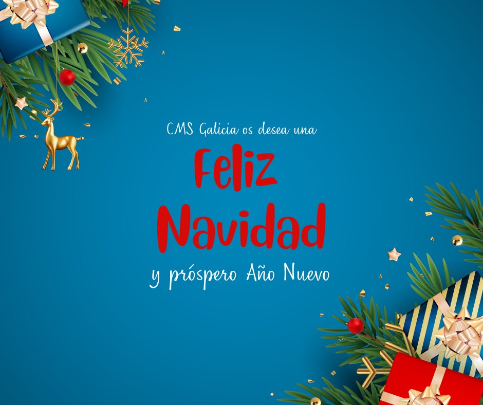 Desde el CSM Galicia os deseamos unas felices fiestas y próspero Año Nuevo🎄✨