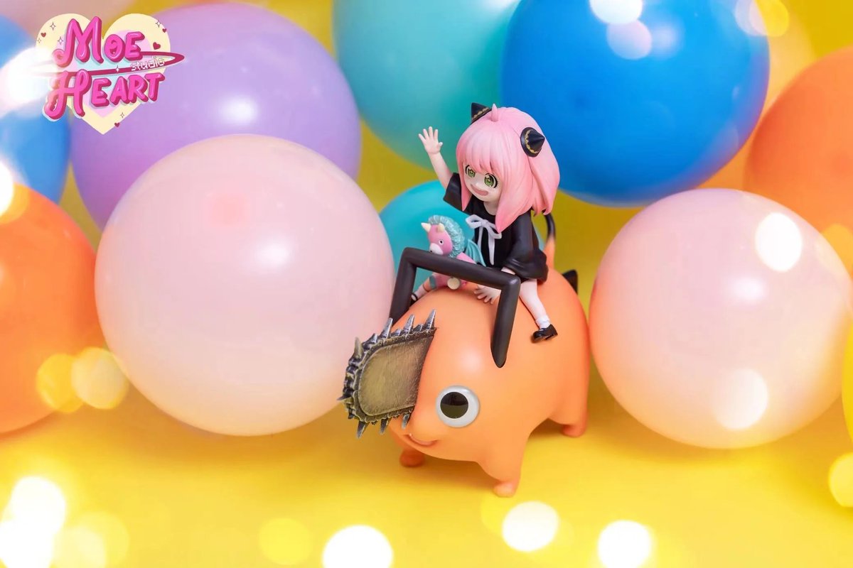 NezukoSocial's tweet photo. Moe Heart Studio announced a figure starring Anya Forger from "SPY x FAMILY" and Pochita! #chainsawman https://t.co/AxEooLm83y
