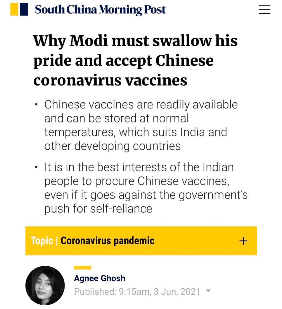 Visitor8Planet's tweet photo. हमेशा सरकार और अपने संस्थानो पर विश्वास करें..... ये फर्जी Experts बस आपको बेवकूफ बनाते हैं.

चीन फार्मा के एजेंट

बाकी चीन में अभी कैसे हालात हैं देख ही रहे हों #CovidInChina 
#CovidIsNotOver #UseFaceMask https://t.co/KSelFM1mON