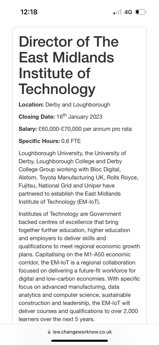Joannemaher's tweet photo. Exciting opportunity - apply here https://t.co/sic21BB6R6 https://t.co/9zC4VItDqj