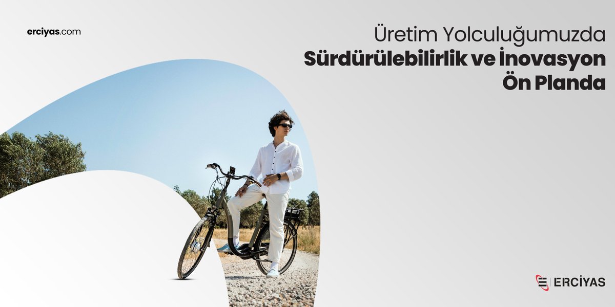 As Erciyas Holding, we continue our production journey powered by innovation without compromising on sustainability and quality.

#erciyas #erciyasholding #yaşamtaşır #carrieslife #bimas #bimasbikes #sustainability #innovation