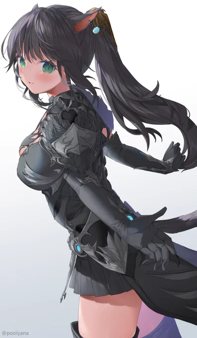 オメガ胴ミコッテ #FF14 #FF14イラスト 