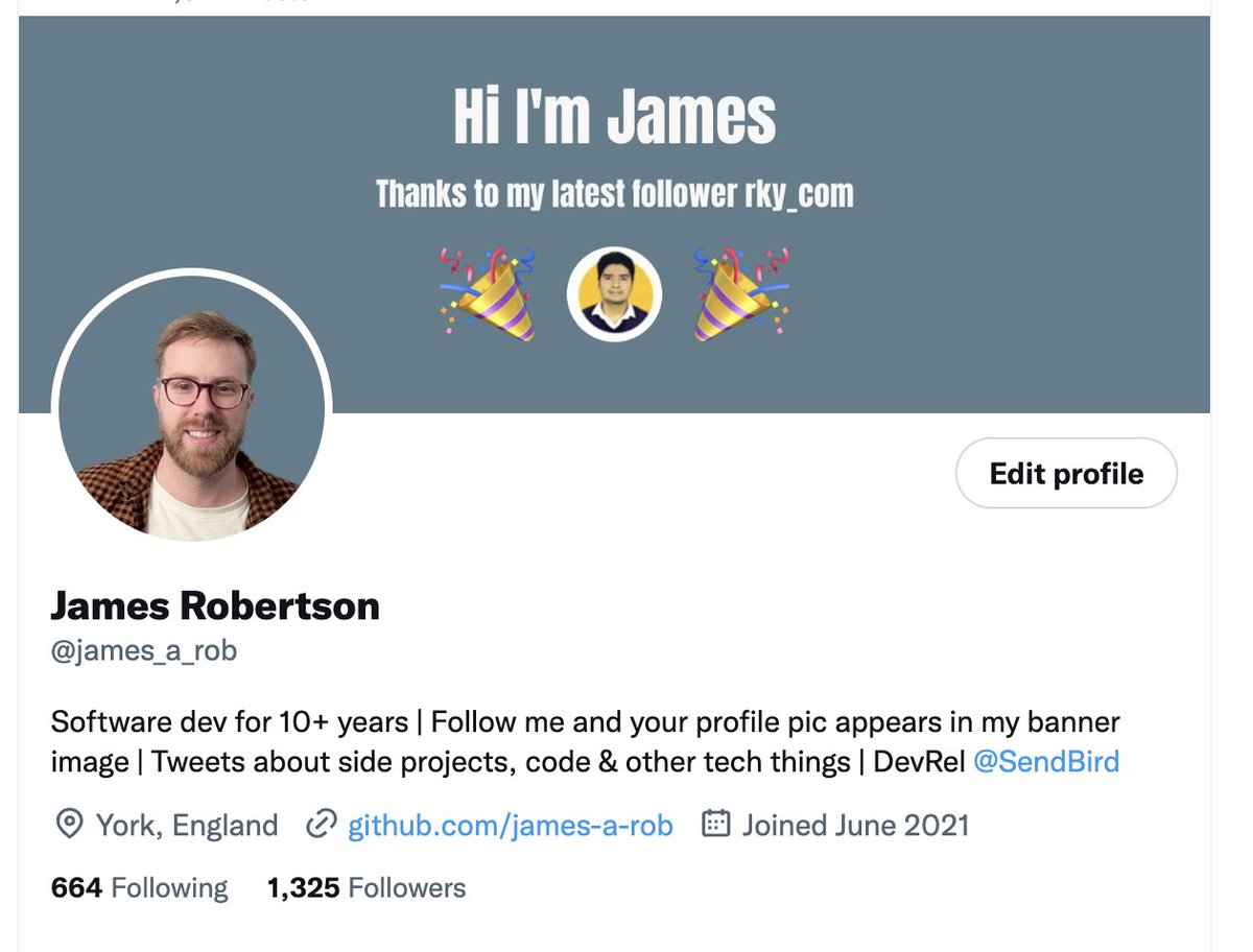 James Robertson tweet media