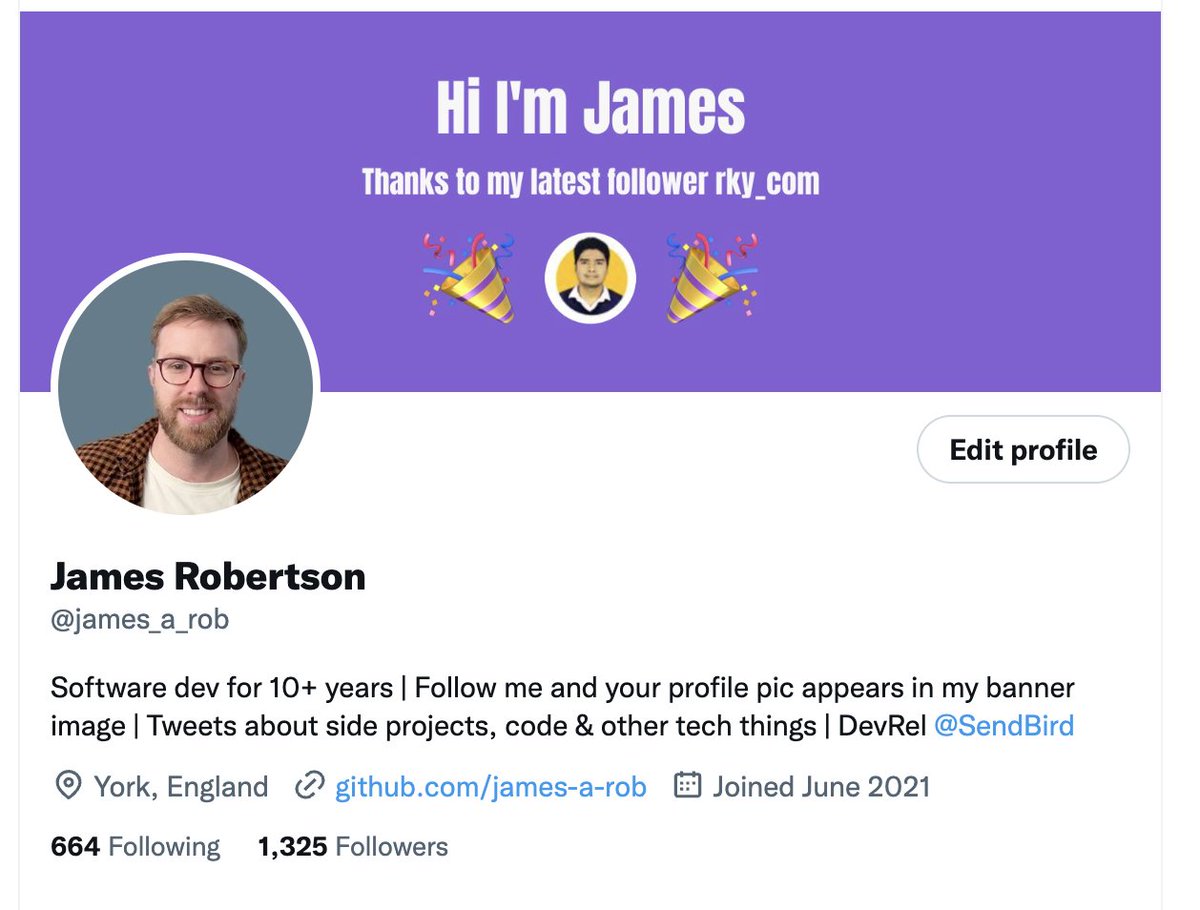 James Robertson tweet media