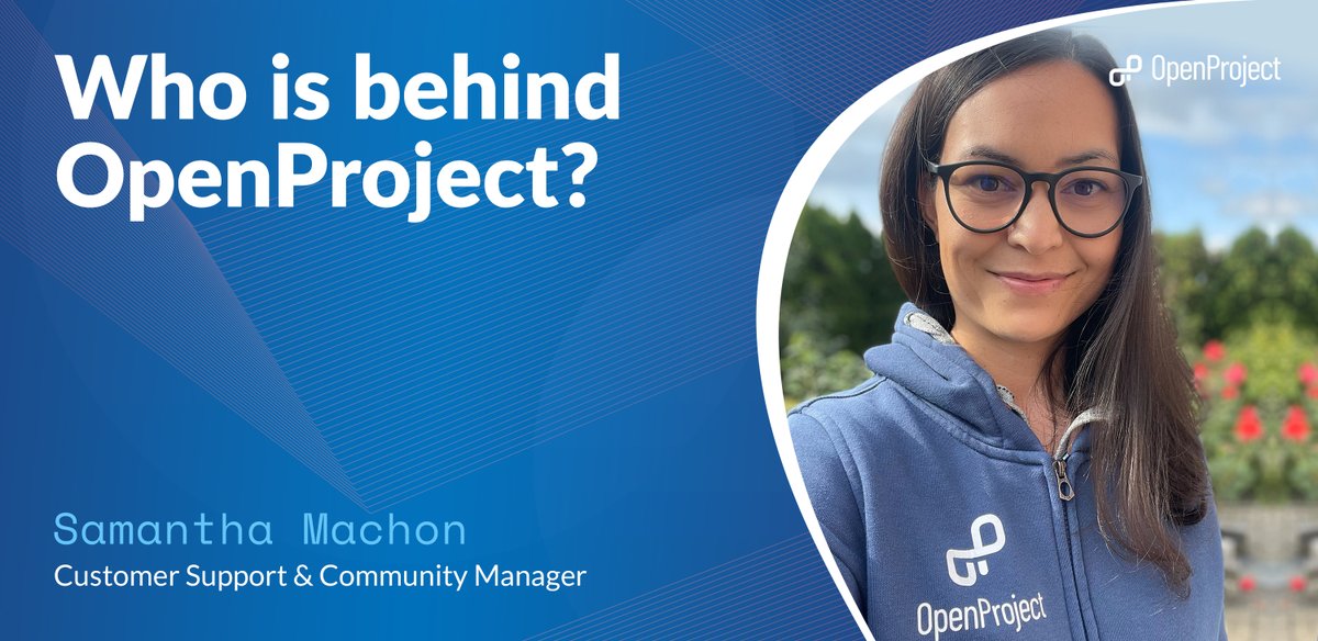 Hooray, our customer base is growing and so we are looking for a new colleague to join Samantha's team as a Customer Support &amp; Community Manager (m/f/d).
Write us today and join the OpenProject team in 2023. openproject.org/career#vacanci… #Stellenanzeige #equalopportunities