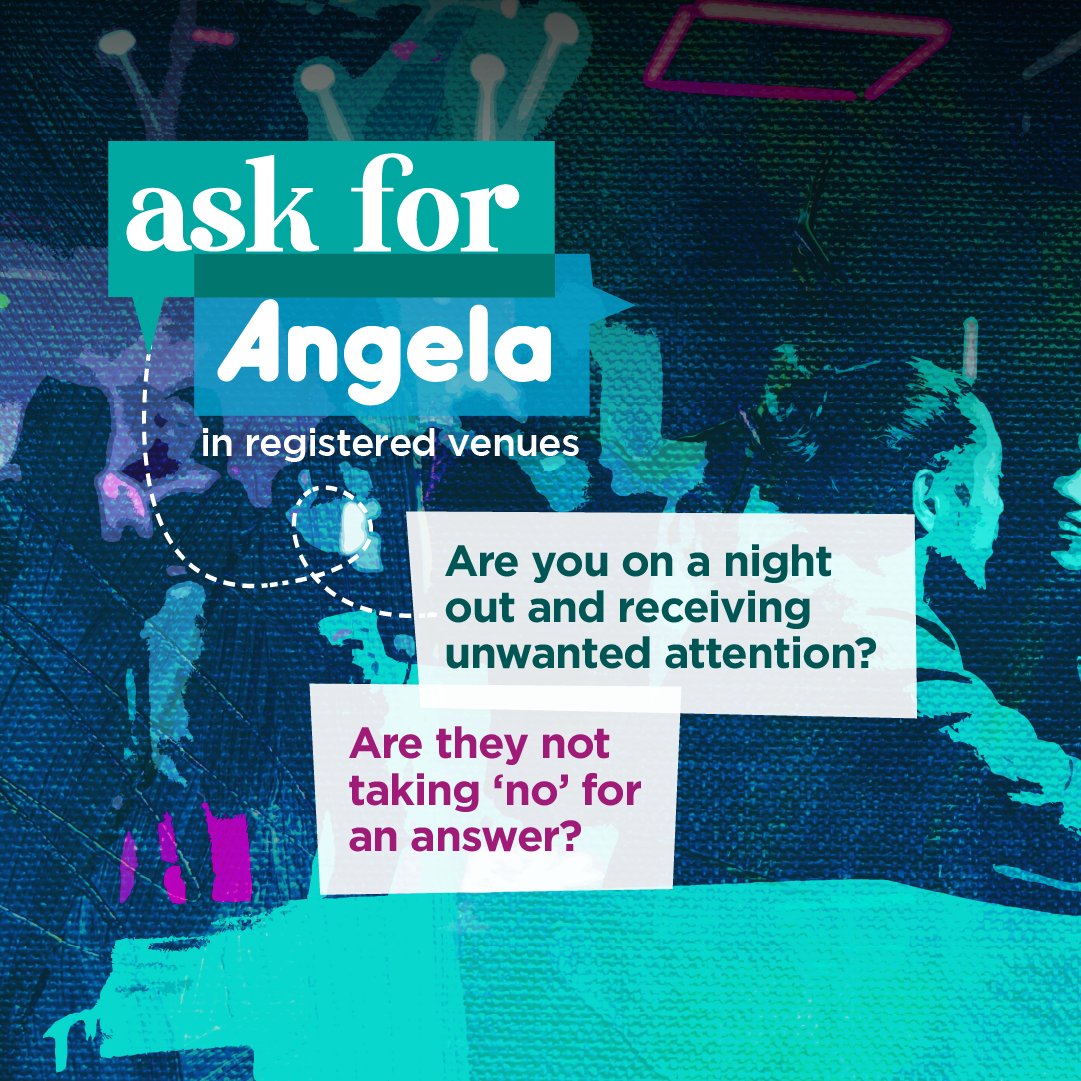 With New Year's Eve tonight we want to highlight the <a href="/PoliceServiceNI/">Police Service NI</a> 'Ask for Angela' scheme, which is available in registered venues across the region.

You can find out more about the scheme on the PSNI's website here: psni.police.uk/AskForAngela
